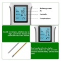 3in1 Soil PH Meter PH Tester withBacklit LCD forPlants Dual Probe Digital Soil Meter ForLawn. 