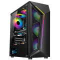 RUIX V8 BLACK GAMING COMPUTER DESKTOP PC CASING. 