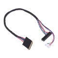 1PC New Arrival 40 Pin 1 Channel 6 Bit LED LCD LVDS Screen Cable For Display. 