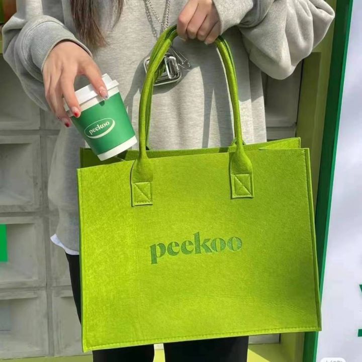 Fan%20Fruit%20Green%20peekooYiBO%20Xiao%20Zhan%20Wang%20Yibo%20Red%20Wholesale%20Bag%20Felt%20Bag%20Hot%20Sale%20Bag%20Letters%20-%20Image%203