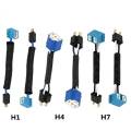 2Pcs H1 H4 H7 12V Right Angle Car Bulb Extension Socket Holder Adapter Wiring Harness Connector For Taillight Headlight. 