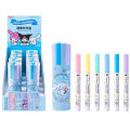 3 Styles Cute Sanrio Highlighter Pen Set Mymelody Kuromi Cinnamoroll Markers Stationery Multifunction Highlighters With Stamp. 