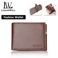 LouisWill PU Leather Fashion Wallets for Men. 