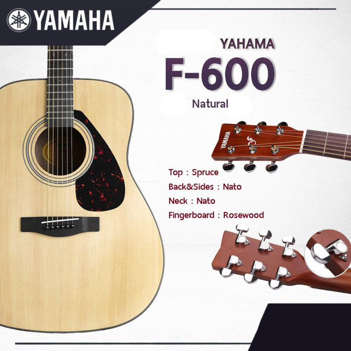 Yamaha%20F-600,%206-Strings%20Full%20Size%20Acoustic%20Guitar,%20Natural%20-%20Image%202
