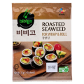 BIBIGO ROASTED SEAWEED (5 SHEETS) 10gm . GIMBAP & SUSHI NORI SHEETS. 