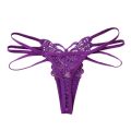 Women purple high quality thong. 