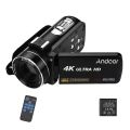 4K Ultra HD Handheld DV Professional Digital Video Camera CMOS Sensor Camcorder - black. 