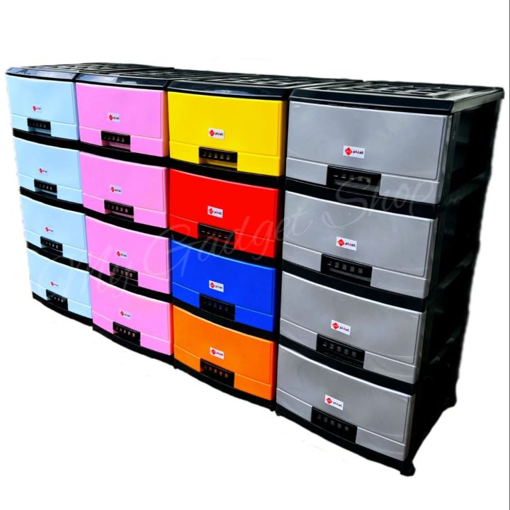 Drawer 4 in 1 baby drawer bed side cupboard storage box wardrobe multi color blue pink