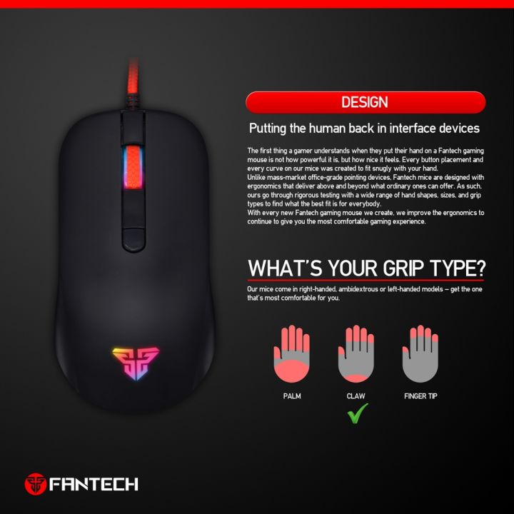FANTECH%20RHASTA%20G10%202400DPI%20Professional%20Wired%20Mouse%20(BLACK)%20LED%20Optical%20USB%20Game%20Gaming%20Mouse%20Gamer%20for%20PC%20Computer%20Laptop%20Pro%20Office%20-%20Image%204