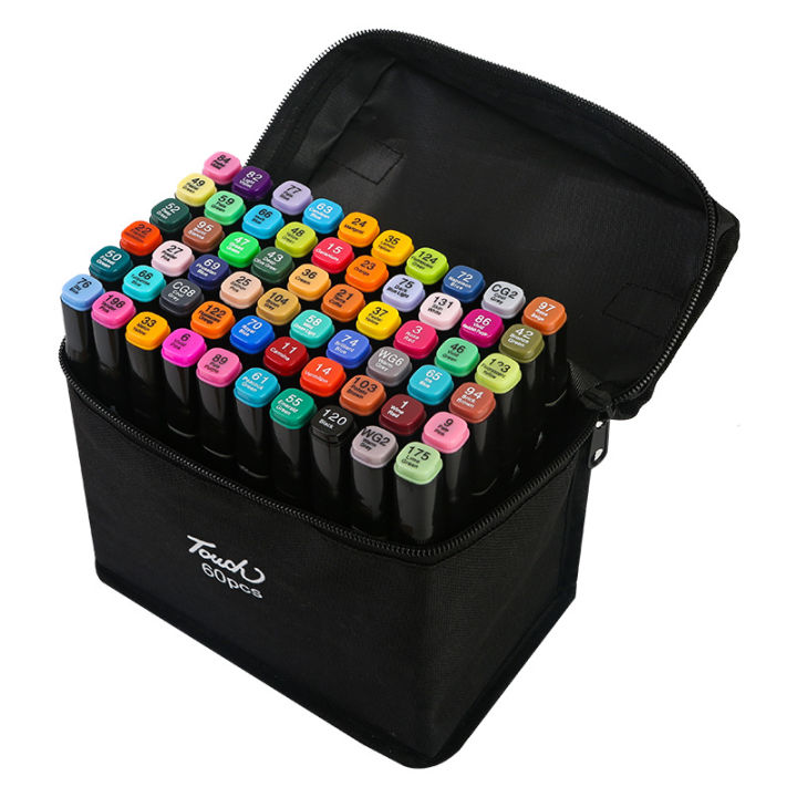 100pcs%2080pcs%2060%20pcs%2036pcs%2024pcs%2012pcs%20Touch%20Marker%20Pen%20Set%20Painting%20Pen%20Hand-painted%20Pen%20Color%20Watercolor%20Pen%20Set%20Box%20-%20Image%205