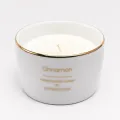 LUXURY CANDLES BY DANKOTUWA - LEMONGRASS/WHITE & GOLD. 