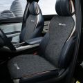 【Limited Time Only】 for BYD Atto 3 Yuan Plus 2022 Accessories Car Seat Covers Car Cushion BYD Linen Cushion Breathable For Summer Universal Gray. 