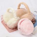 【HOT】 Fashion Unisex Winter Earmuffs Women Men Ear Warmer Plush Solid Color Comfortable Ear Muffs Earflap Earmuffs. 