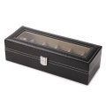 2/3/6 Grids Watch Box PU Leather Watch Case Holder Organizer Storage Box for Quartz Watches Jewelry Boxes Display Best Gift. 
