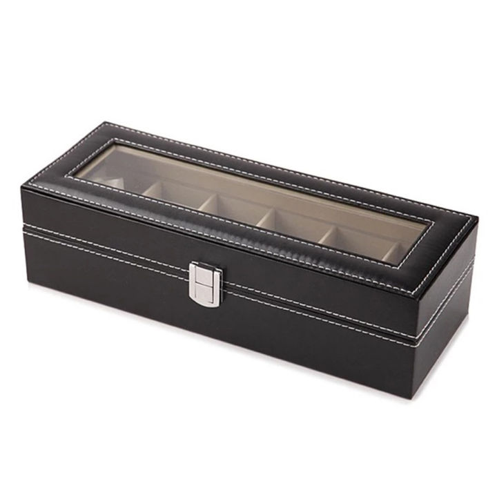 2/3/6%20Grids%20Watch%20Box%20PU%20Leather%20Watch%20Case%20Holder%20Organizer%20Storage%20Box%20for%20Quartz%20Watches%20Jewelry%20Boxes%20Display%20Best%20Gift%20-%20Image%203