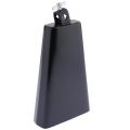 Cowbell instrument 5/ 6/ 7/ 8/ 9 Inch Drum percussion Accessories drum cowbell 5 inch 6 inch 7 inch 8inch 9 inch cow bell Percussion Metal Cowbells Soundmaker Cow BeMetal Steel Cow Bell Noise Maker Cowbell Percussion Instrument for Drum Set Kit Percussion. 
