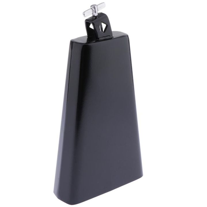 Cowbell instrument 5/ 6/ 7/ 8/ 9 Inch Drum percussion Accessories drum cowbell 5 inch 6 inch 7 inch 8inch 9 inch cow bell Percussion Metal Cowbells Soundmaker Cow BeMetal Steel Cow Bell Noise Maker Cowbell Percussion Instrument for Drum Set Kit Percussion