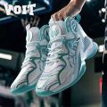 Water Basketball Shoes Men's Summer Sports Breathable Student Sneakers Trendy Women's Non-Slip Wear-Resistant Travel Shoes High-Top. 