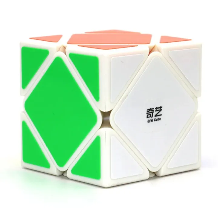 【Serendipity party】Qiyi Qicheng  A SKEWB Magic Speed Stickerless Skewb Antistress Puzzle Fidget Toys Children's Gifts