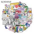ECHIDNA Scrapbook Stickers Math Notation Journal Album Scrapbooking Stationery Stickers. 