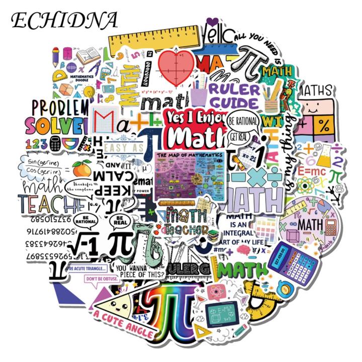 ECHIDNA Scrapbook Stickers Math Notation Journal Album Scrapbooking Stationery Stickers