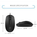 HP M10 USB Wired Mouse Laser mouse  Optical Mouse 3 Keys Optical Black 1.5m DPI 1000 Classic Gaming ABS Cable Ryzen Asus Republic of Gamers USB Mouse Multipurpose Mouse Universal Mouse Office Mouse Notebook Desktop Computer Laptop. 