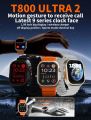 T800 Ultra 2 Smart Watch 1.99Inches Large Screen Low Power Smart Mobile Phone Bracelet. 