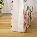 【ALLGOOD】1PC New Folding Takeaway Bag Flower Printing Fabric Reusable Shopping Bag Large Capacity Travel Grocery Folding Bags. 