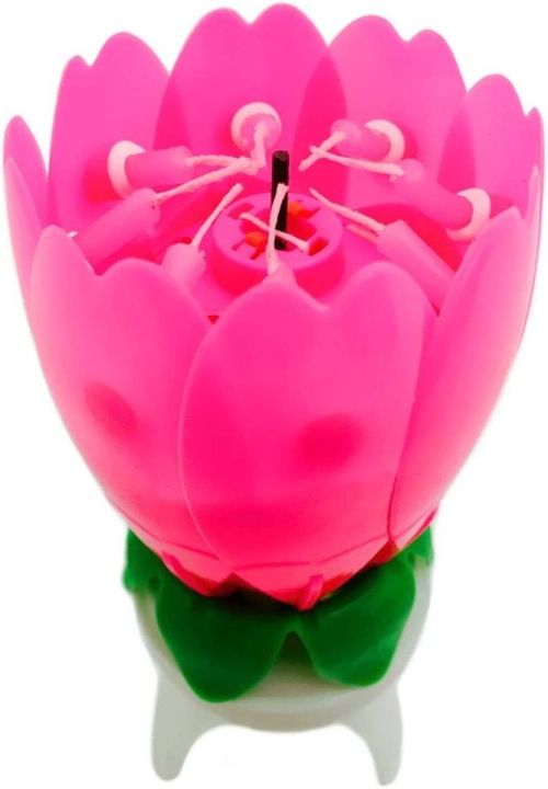 Music%20Candle%20for%20Birthday%20Cake%20Lotus%20Flower%20Candle%20-%20Image%205