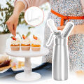 Migeet 500ml Whipped Cream Dispenser Professional Stainless Steel Leak Resistant Cream Whipper Fancy Desserts Maker. 