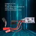 Rc ESC 10a Brushed Motor Speed Controller for Rc Car Boat W/o Brake without brake. 