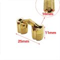 1Pcs  Copper  Hinges Cylindrical Hidden Cabinet Invisible Brass 8mm 10mm 12mm 14mm 16mm 18mm Door Small Box Hinge. 
