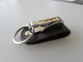 High Quality Leather Stainless Steel Detachable Hanging Keychain Key Ring Holder for Waist Belt. 