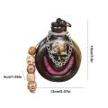 Vodka Flagon Alcohol Hip Skull Ornament Classic Portable Drinkware Alcohol Bottle Flask Flask. 