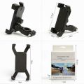 【Fast Delivery 1-4 day】Universal Motorcycle Bike Phone Mount Waterproof Shockproof 360° Rotation Adjustable Handlebar Telescopic Holder 4.7-6.5" Anti-Slip Quick Release For iPhone Samsung Huawei GPS. 