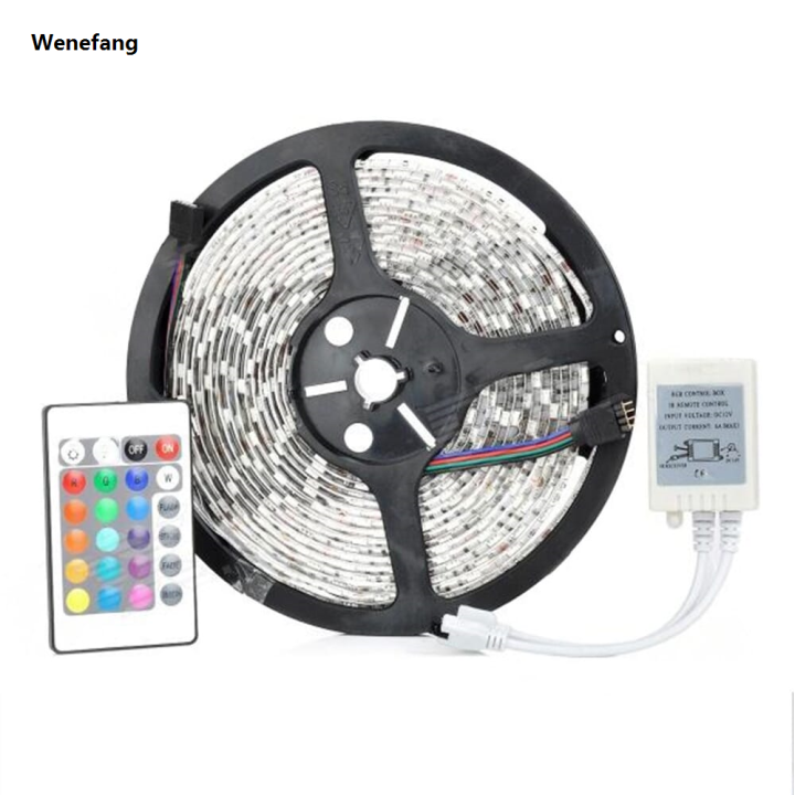 Wenefang%20Color%20Changing%20LED%20with%20Remote%20(5%20Meter)%20Multi%20LED%20Strip%20-%20Image%202