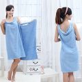 Styleys Fabric Bath TA Robe A Convenient Wearable Towel (Blue, Free Size). 