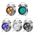 Loud Alarm Clock Mechanical Double Bells Desktop Home Office Metal Alarm Clock Night Lights Table Clock Decor. 