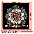 2pcs Art Coloring Book 24 Page Mandala Flowers Book SIMPLE BOLD Relieve Stress Kill Time Graffiti Painting Drawing. 