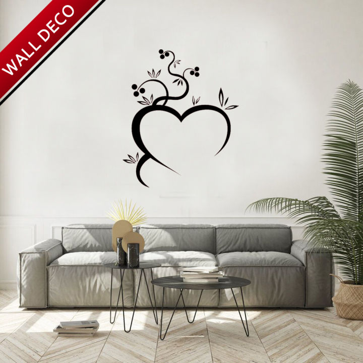Black%20Heart%20Love%20nature%20wall%20decoration%20wall%20stickers%20for%20bedroom%20kids%20room%20birthday%20gift%20decoration%20wall%20deco%20wall%20sticker%20-%20Image%205