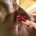 KOKKO Horse Sweat Scraper, Bathing Water Scraper Sweat Scraper Comb With Ergonomic Anti-skid Grip Grooming Tool For Horse Supplies. 