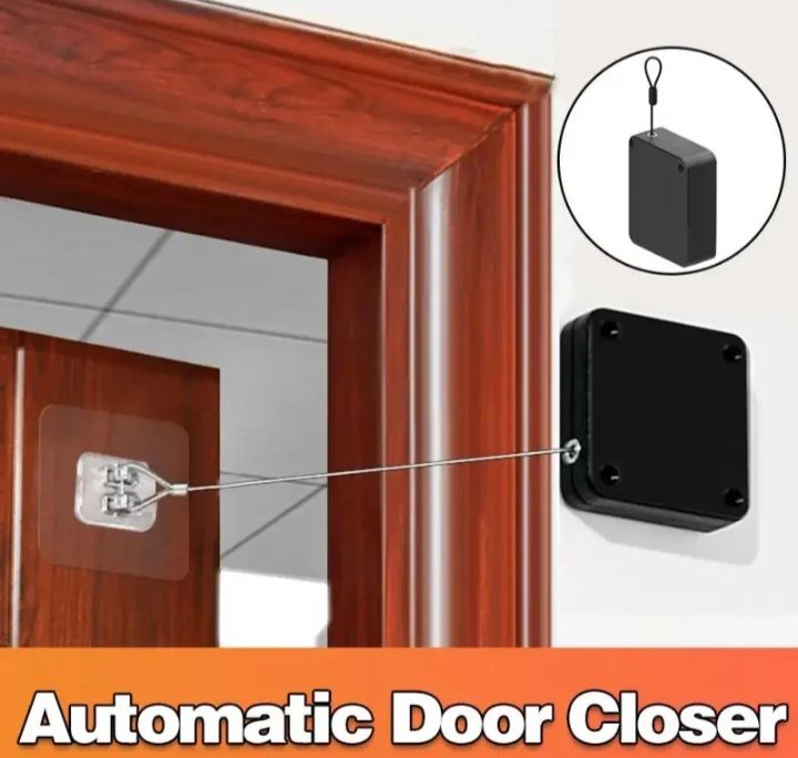 New Automatic Door Closer Punch-Free Soft Close Door Closers For Solid Door, Sliding Door & Glass Door