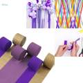 6 Rolls Crepe Paper Streamers for Kindergarten Decorations Thanksgiving. 