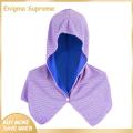 Enigma- Cool Hoodie Towel Ultra Soft Cooling Hoodie Towel for Instant Relief Uv Protection Quick Drying High Elasticity Perfect for Instant Cool Sweat Rag. 