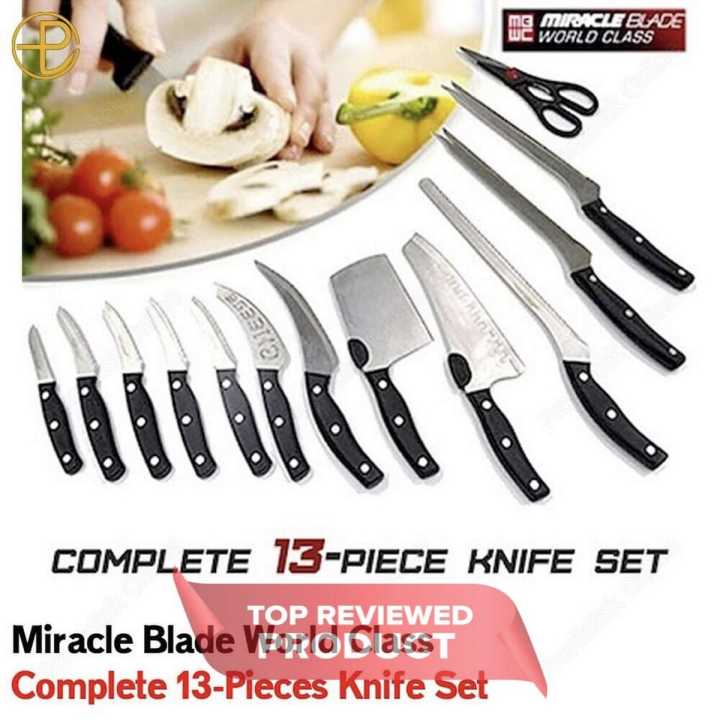 Kitchen Knife Set - 13 Pcs Miracle Blades