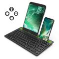 Bluetooth Keyboard With Phone Holder MIni Wireless Keyboard For Phone/Laptop/Tablet,Compatible with IOS/Windows/Android. 