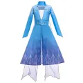 3 5 6 8 10 Years Girls Elsa 2 Costume Kids Halloween Cosplay Princess Dress Children Birthday Party Frocks Clothes Up. 