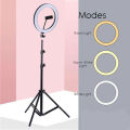 Ring Light With 7ft Stand Tripod 10 Inch Selfie LED Ring Light Best Quality and Adjustable Phone Holder useful for Tiktok Light, Studio Camera For YouTube, Online Classes, TikTok & Photography. 