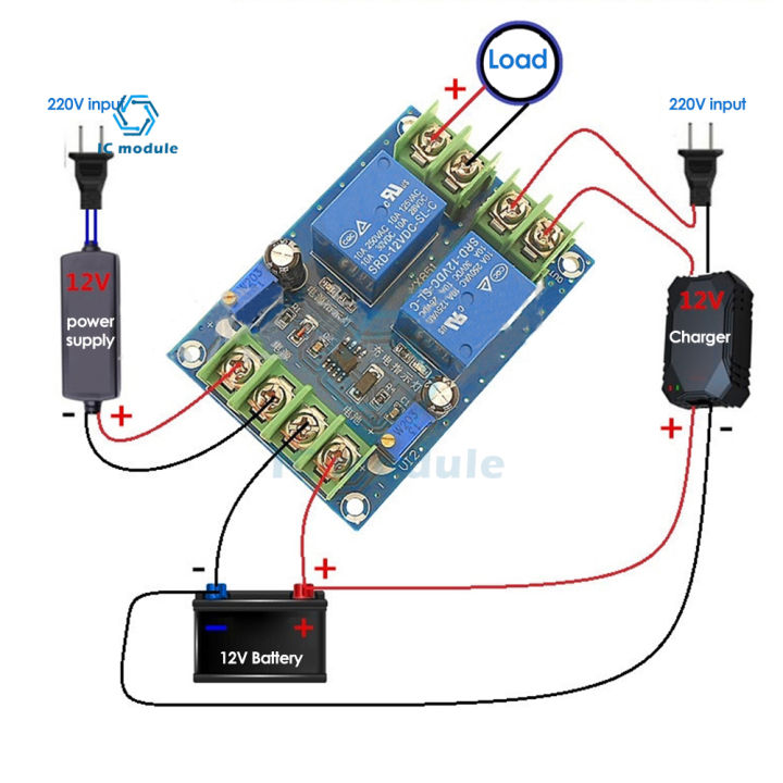 Dc12v 10a Power Switch Module Automatic Control Power Switching Module ...