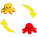 Double Sided Reversible Octopus Soft Doll Reversible Plush Mood Octopus. 